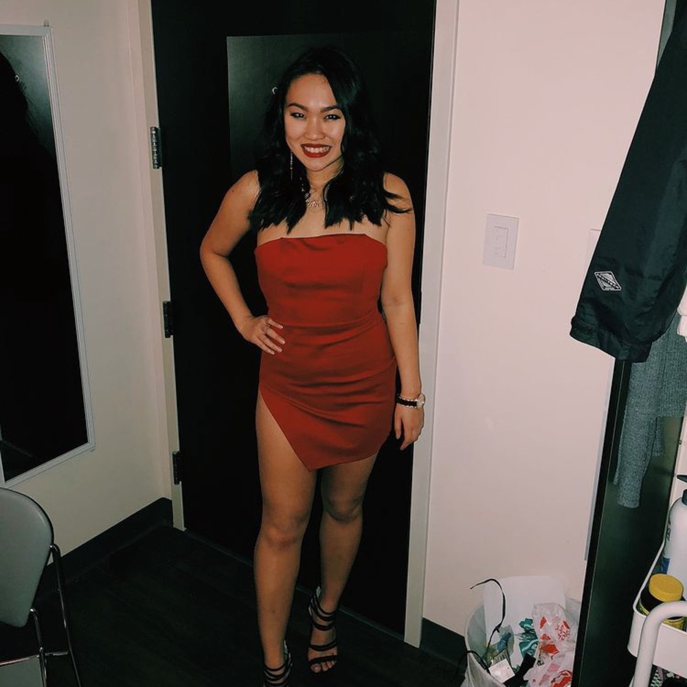 Red dress